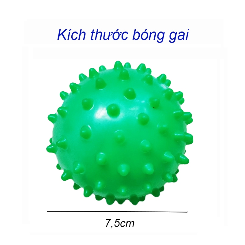 Bóng Gai Cao Su Tập Tay – Phục Hồi Chức Năng Tay - Bóng Gai Massage Dãn Cơ Sau Luyện Tập BS10 – Tặng Kèm Kim Bơm