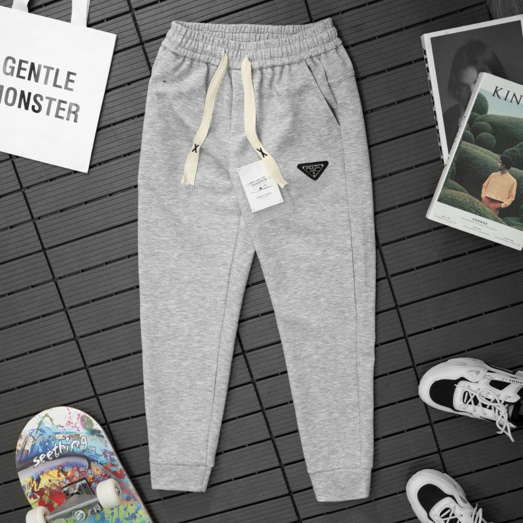 Quần jogger nam thể thao chất liệu cotton gạo, quần thể thao nam vải dày dặn, thời trang nam MANKUDA