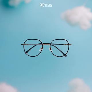 Gọng Kính Cận Chất Liệu Kim Loại HMK Eyewear Đa Giác Bầu, Phù Hợp Nhiều Dáng Mặt - KL11917
