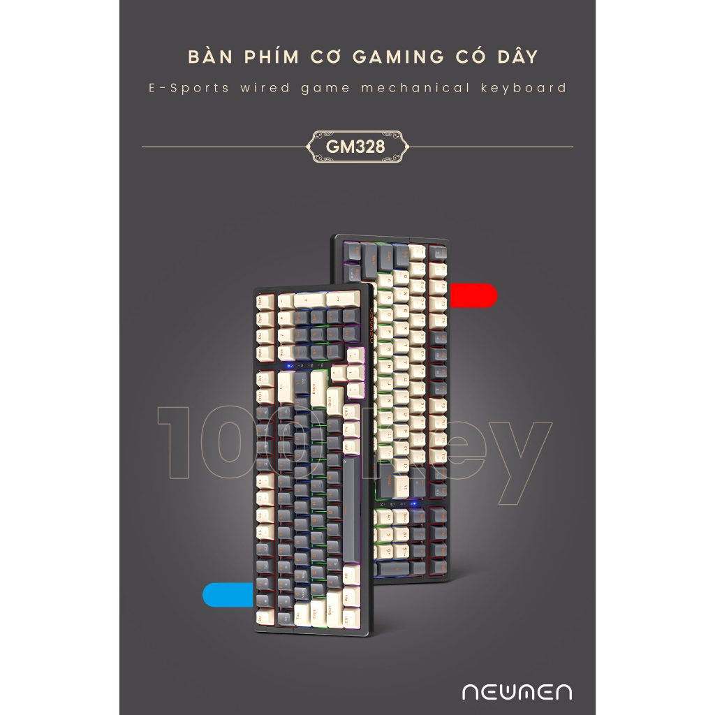 Bàn phím cơ Newmen GM328 E-Sports