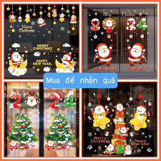 Decal Noel 2024 hít tĩnh điệnchỉ dán kính.