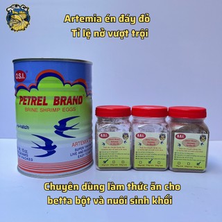 Artemia con én đáy đỏ o.s.i petrel chiết lẻ 10g-50g