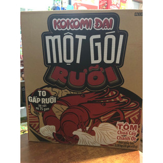 Thùng koko mi gấp rưỡi so với mì 75gdate mới