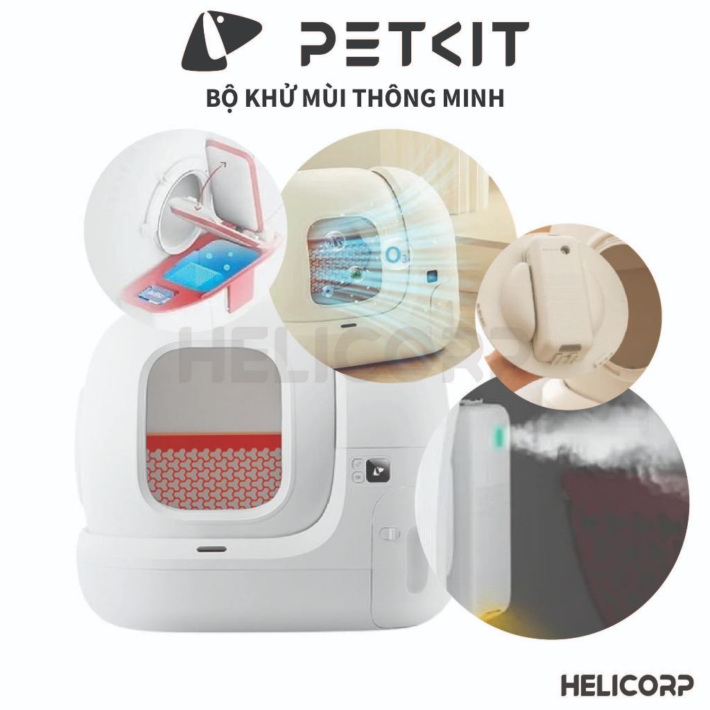 Nhà Vệ Sinh Cho Mèo Tự Động Petkit Pura Max 2024 - HeLiCorp