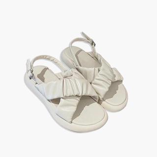 Sandal đế bánh mì 2 quai chéo| dép nữ quay hậu - T35
