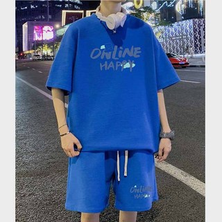 ❤️ FREESHIP ❤️ BỘ ĐỒ NAM IN CHỮ ONLINE - SÉT QUẦN ÁO THUN NỮ CHẤT DA CÁ LƯNG THUN CÓ TÚI FOM RỘNG