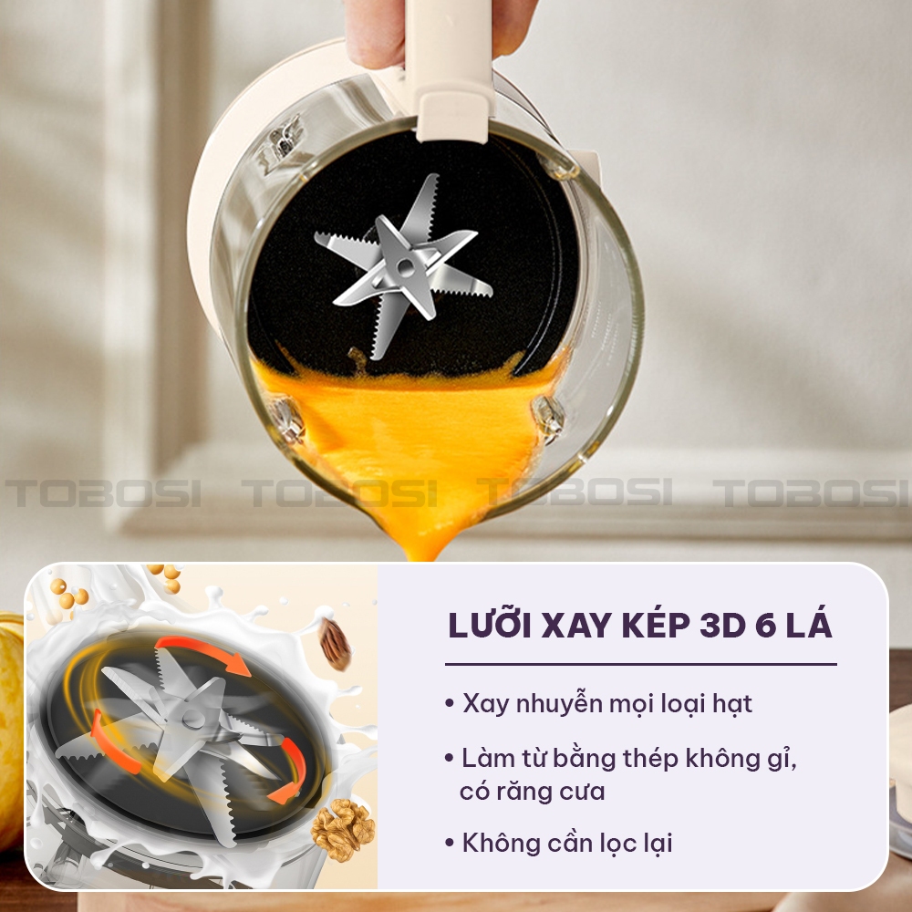 Máy làm sữa hạt Zengon đa năng 1200ml - BH 12 Tháng