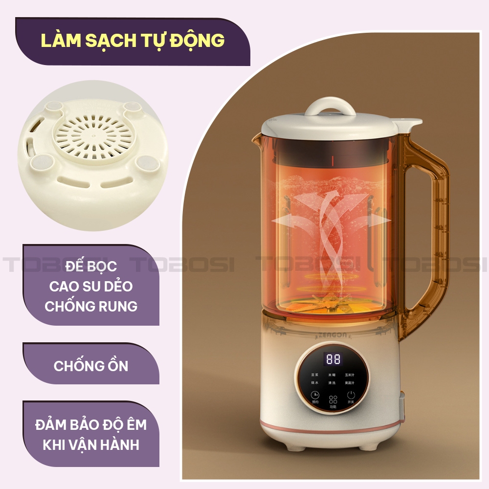 Máy làm sữa hạt Zengon đa năng 1200ml - BH 12 Tháng