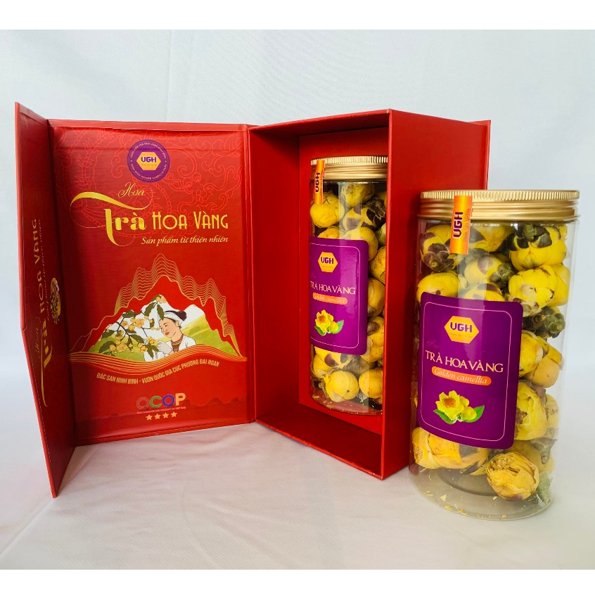 Trà Hoa Vàng Vũ Gia thượng hạng lọ 45 gr