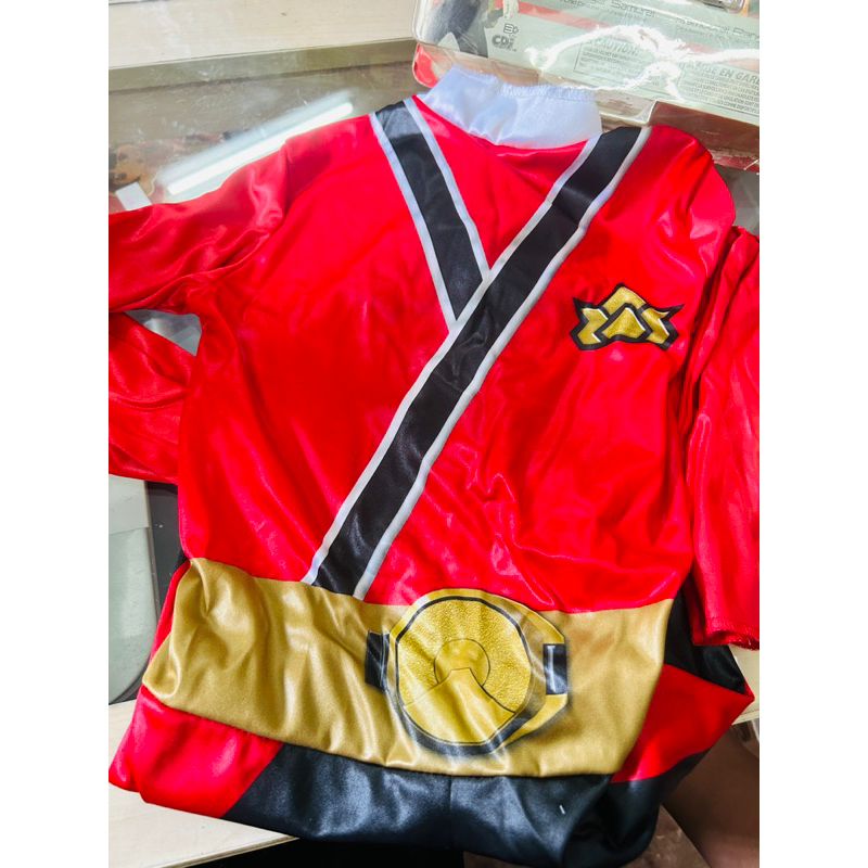 Bộ đồ cosplay  Classic Kids Power Ranger Samurai Shinkenger Red size S 20-30kg
