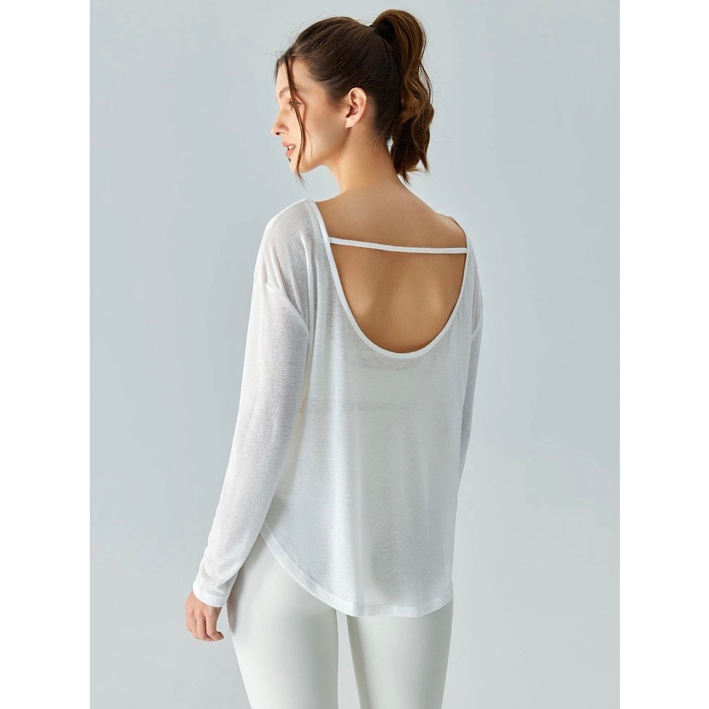 Áo dài tay vải tulle Nana