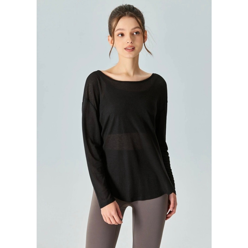 Áo dài tay vải tulle Nana