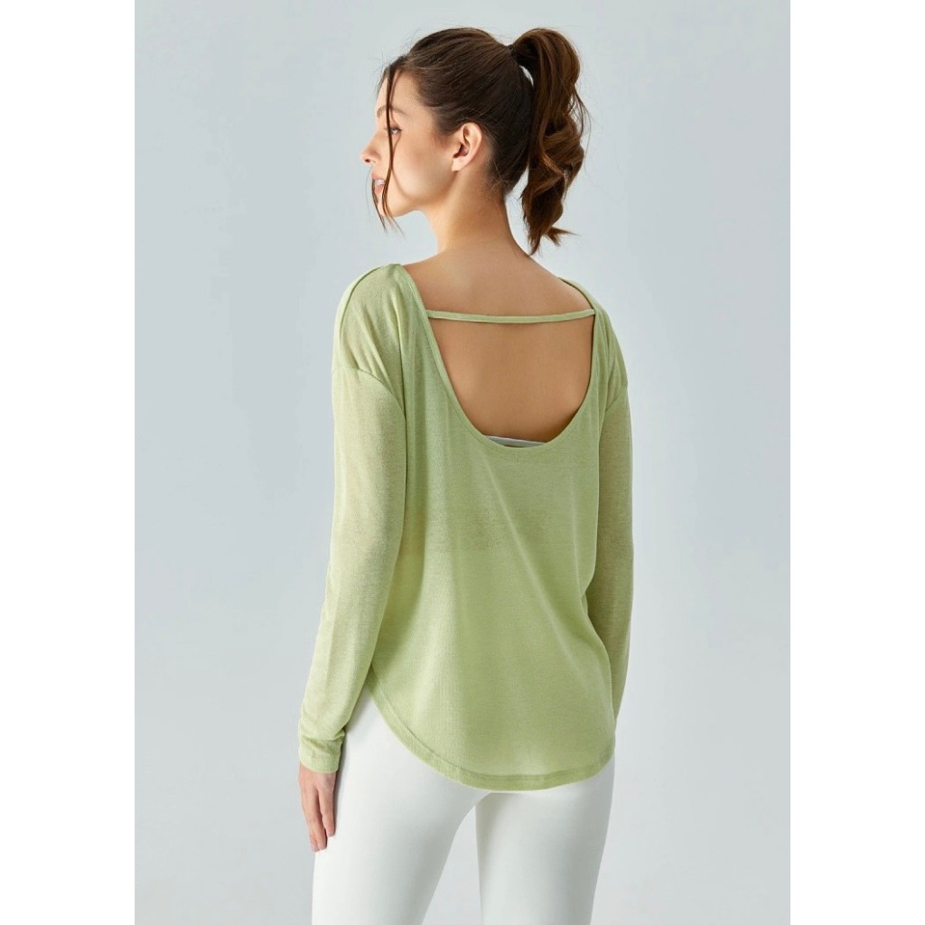 Áo dài tay vải tulle Nana
