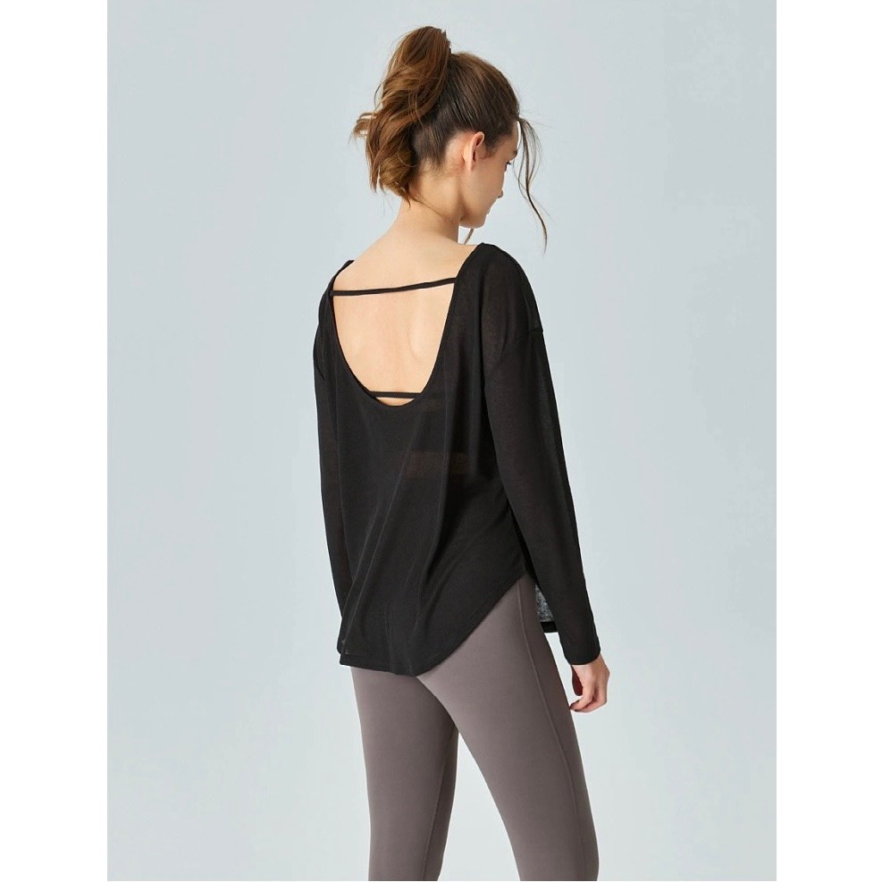 Áo dài tay vải tulle Nana