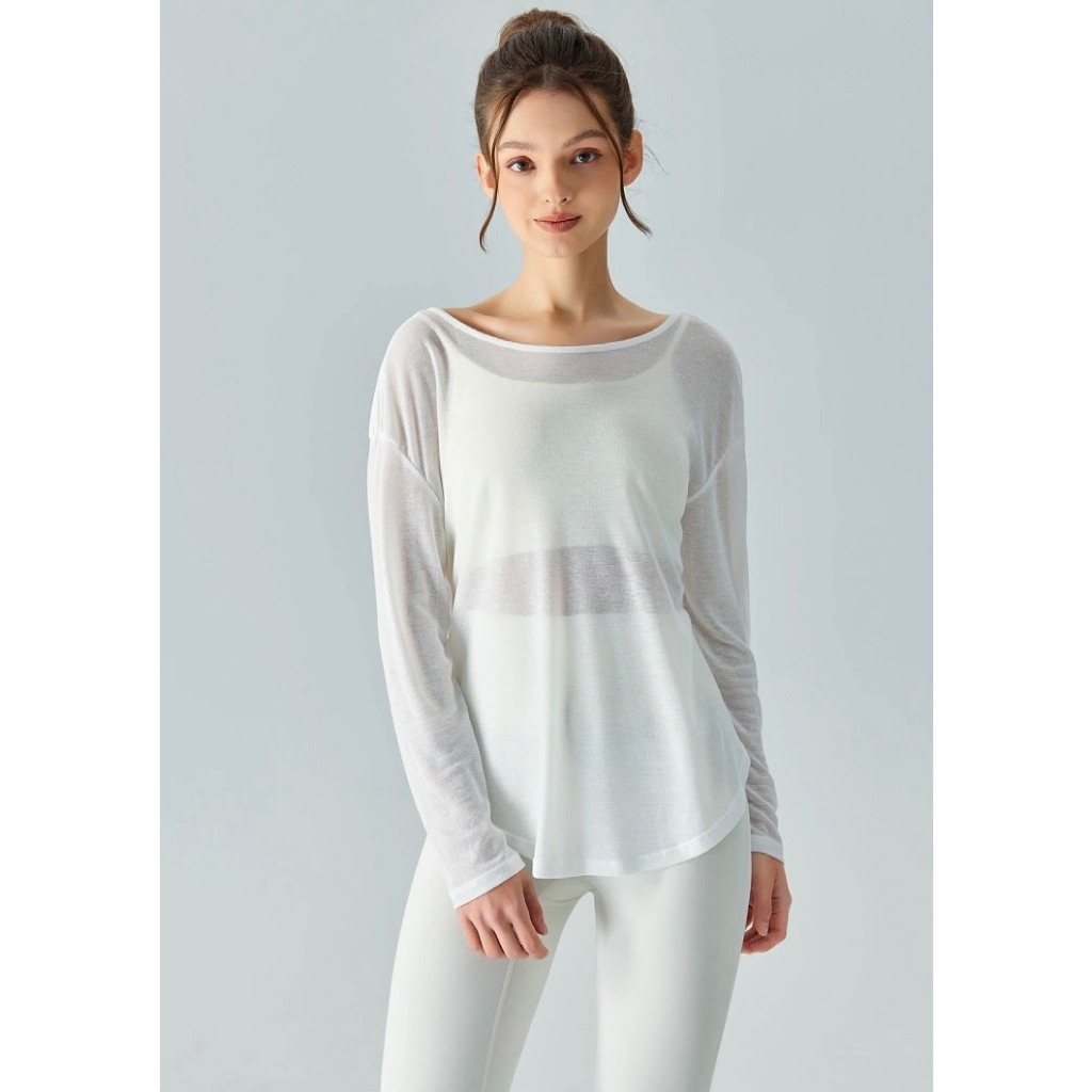 Áo dài tay vải tulle Nana