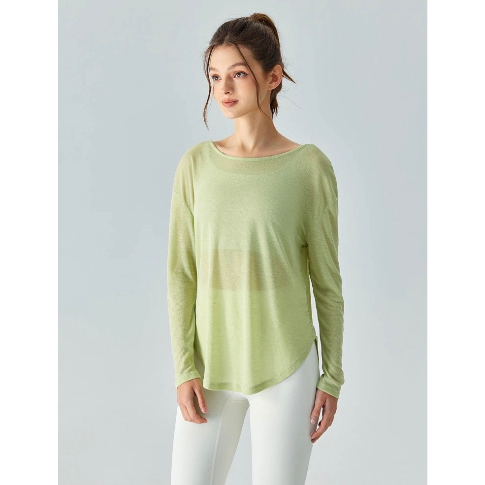 Áo dài tay vải tulle Nana