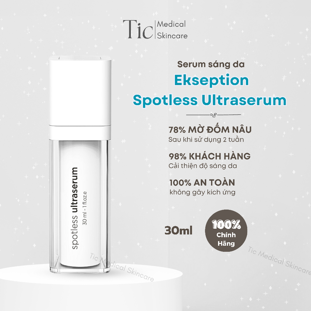 Serum Ekseption Spotless Ultraserum Sáng Da Mờ Thâm 30ml - Tic Medical Skincare