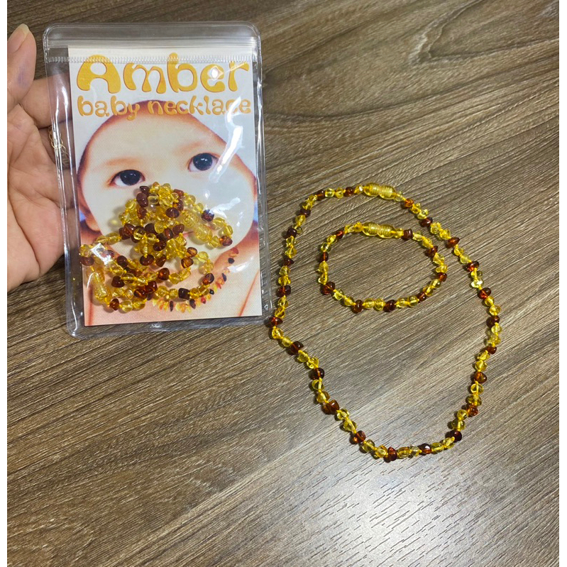Bộ Hổ phách amber cho bé