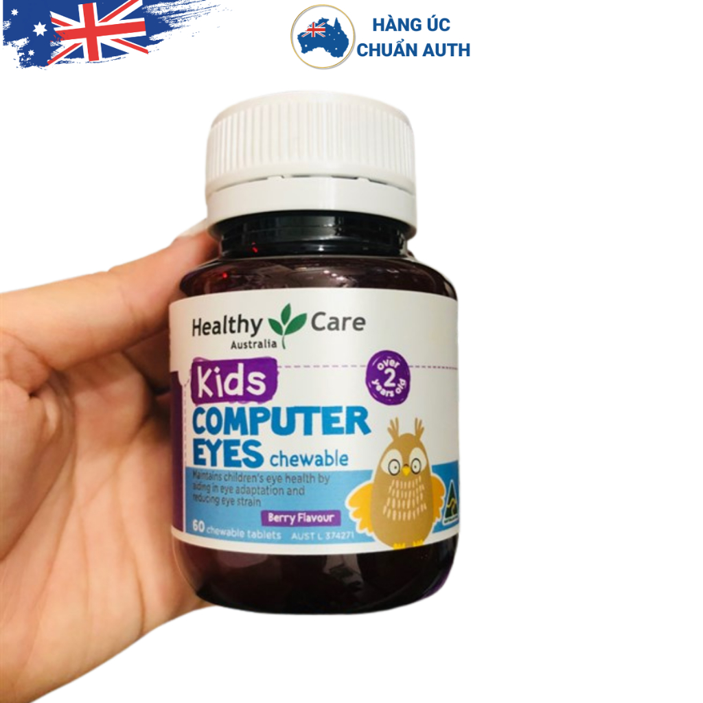 Viên bổ mắt cho bé của Úc Healthy Care Kids Computer Eyes 60 viên