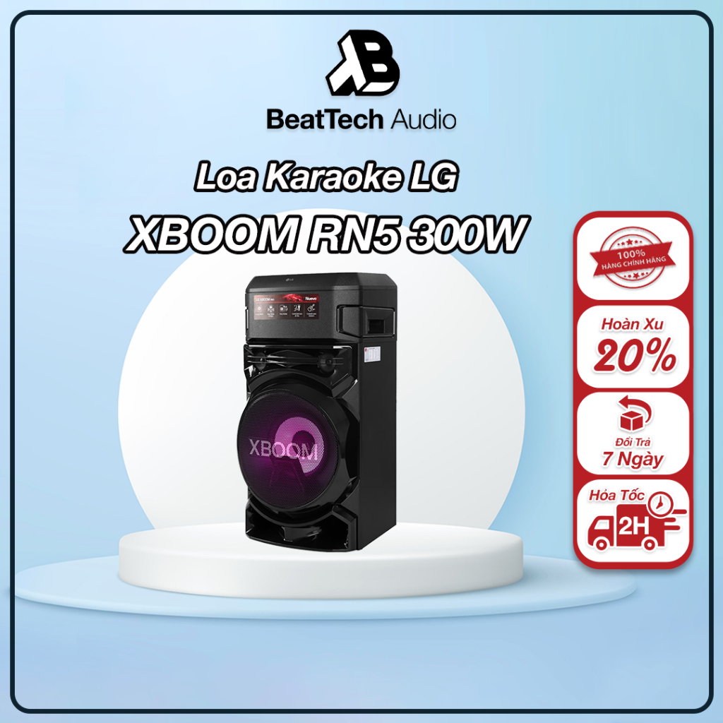 Loa Karaoke LG Xboom RN5 - Hàng Chính Hãng bảo hành 12 tháng trên toàn quốc