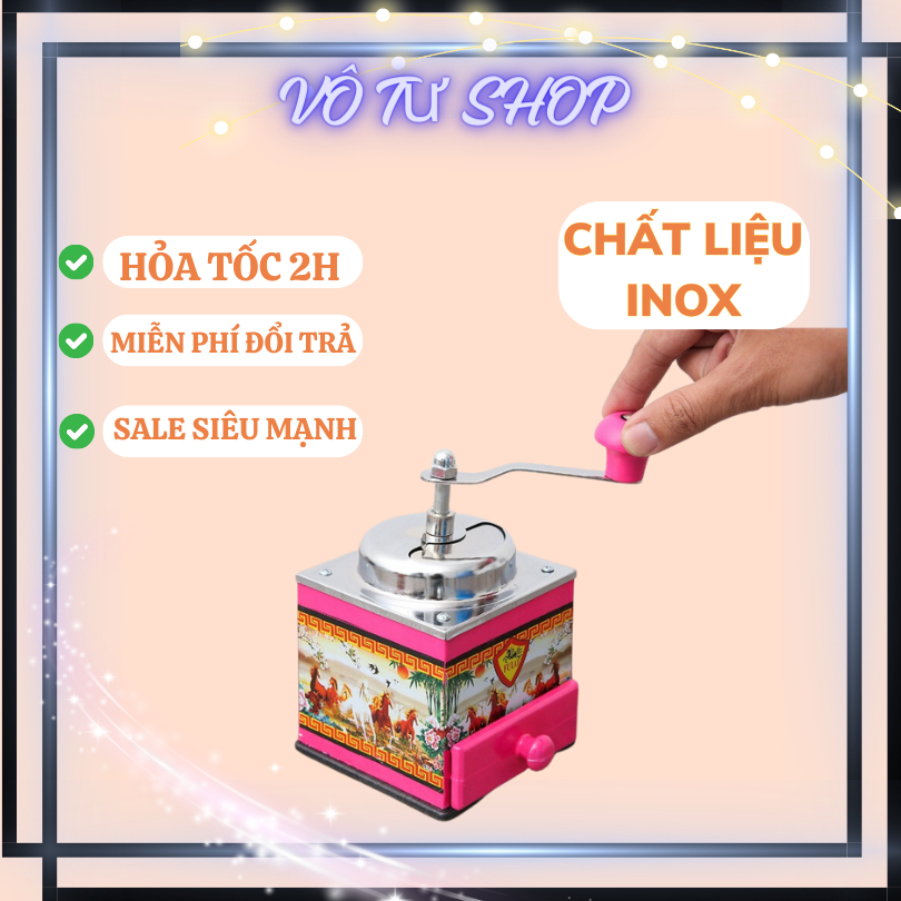 Dụng Cụ Xay Tiêu Tiện Dụng Xay Tiêu Tay Quay Inox