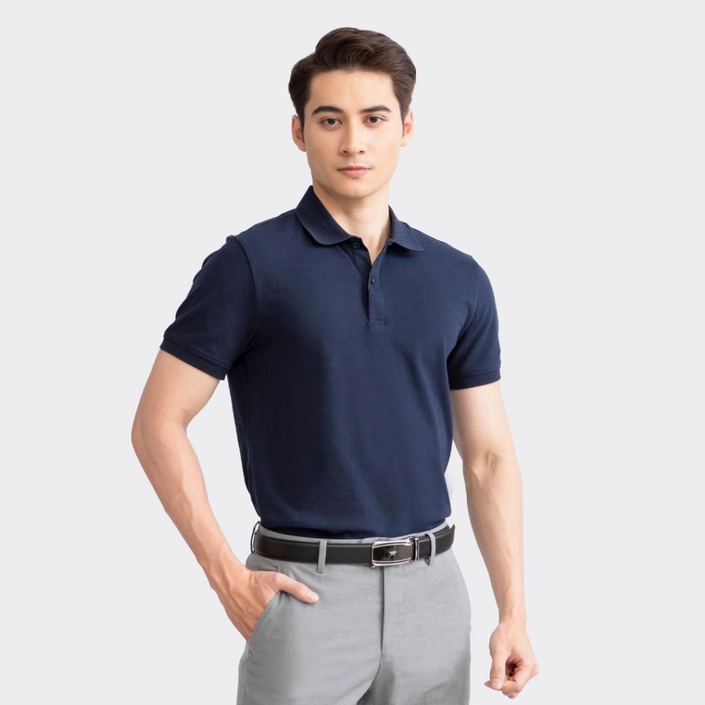 Áo polo nam ARISTINO phom Regular fit suông nhẹ, 5 màu, áo phông có cổ aristino chất liệu Cotton Organic - APSR09