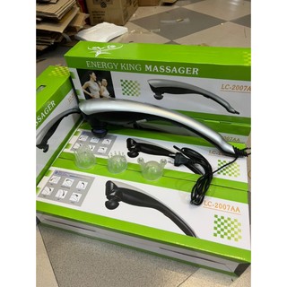 MÁY ĐẤM LƯNG, MASSAGE CẦM TAY LC-2007AA (3 ĐẦU MASAGE)