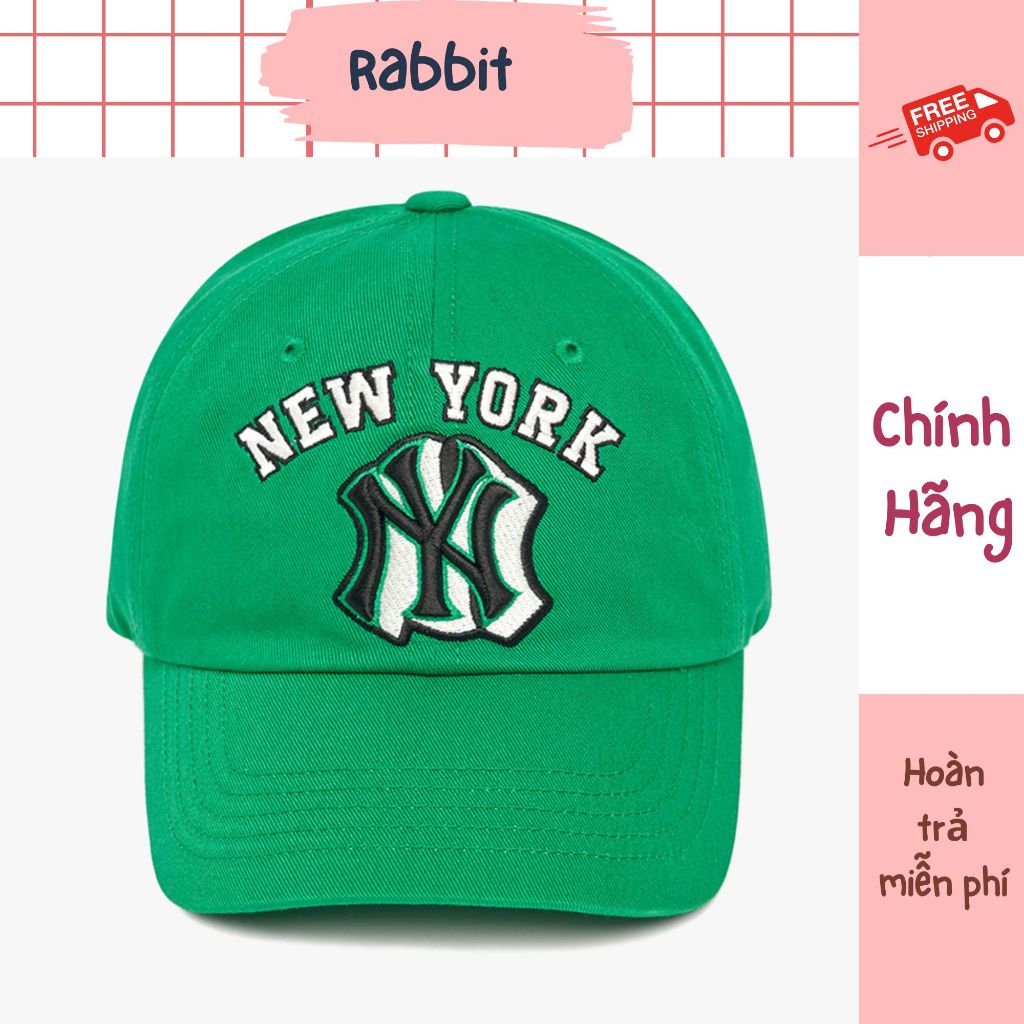 Mũ Nón MLB New York Yankees 3ACPV013N-50GNP Màu Xanh Green Hàng Chính Hãng - Rabbit Authentic