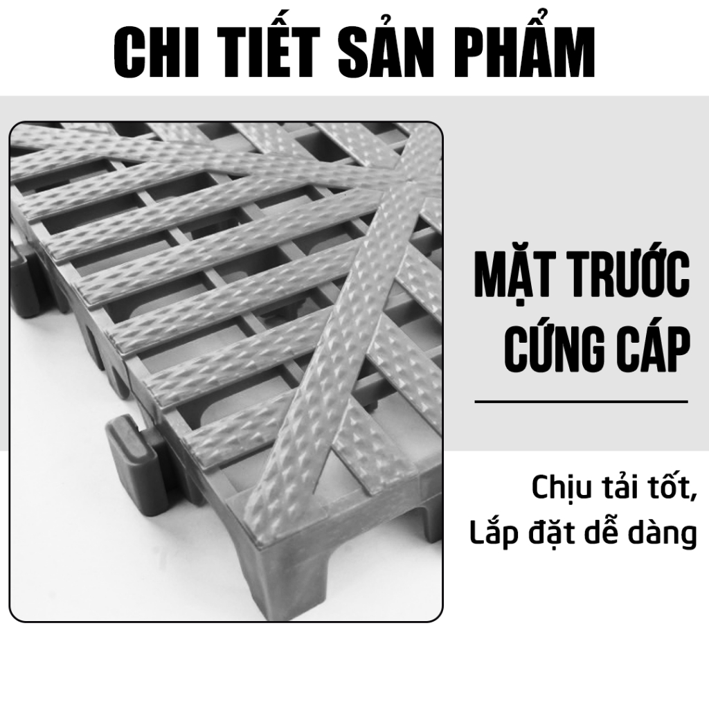 Thảm nhựa lót sàn rửa xe RX20 dành cho garage rửa xe ô tô, xe máy, lót sàn ban công, sân, trung tâm chăm sóc xe chịu lực