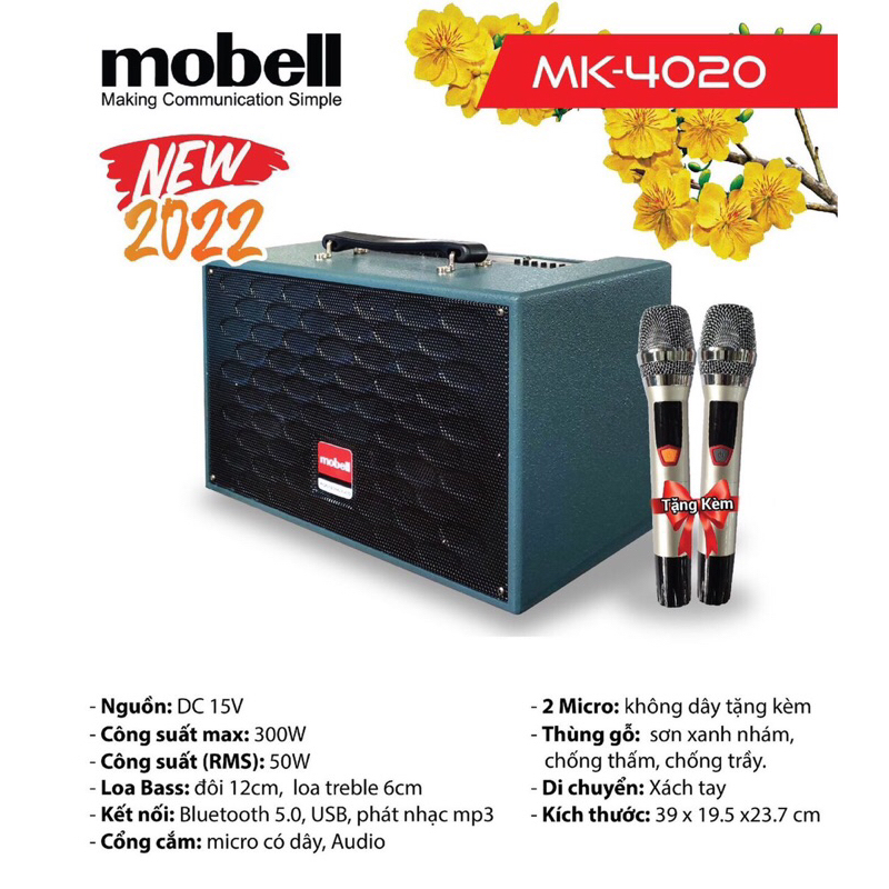 Loa karaoke xách tay Mobell MK-4020