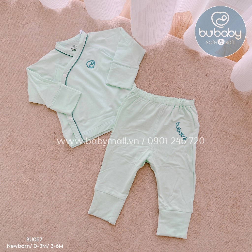 Bộ dài cài chéo viền màu Bambus BU