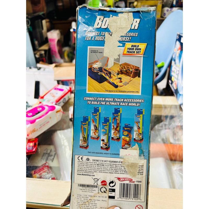 Đồ chơi xe Hot wheel Booster máy bắn xe chính hãng