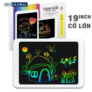 Bảng viết vẽ tự xóa điện tử đa sắc cỡ lớn 19 inch màn hình LCD kèm bút T19