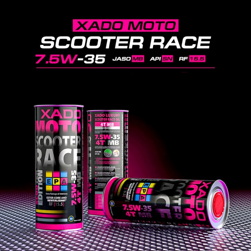 Nhớt Xe Tay Ga Xado Scooter Race 7.5W35 800ml