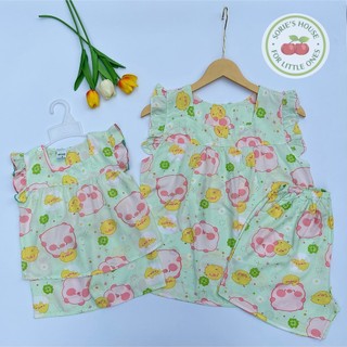 [Ảnh thật][9-74kg] Bộ tole/lanh ĐÙI CẶP MẸ VÀ BÉ