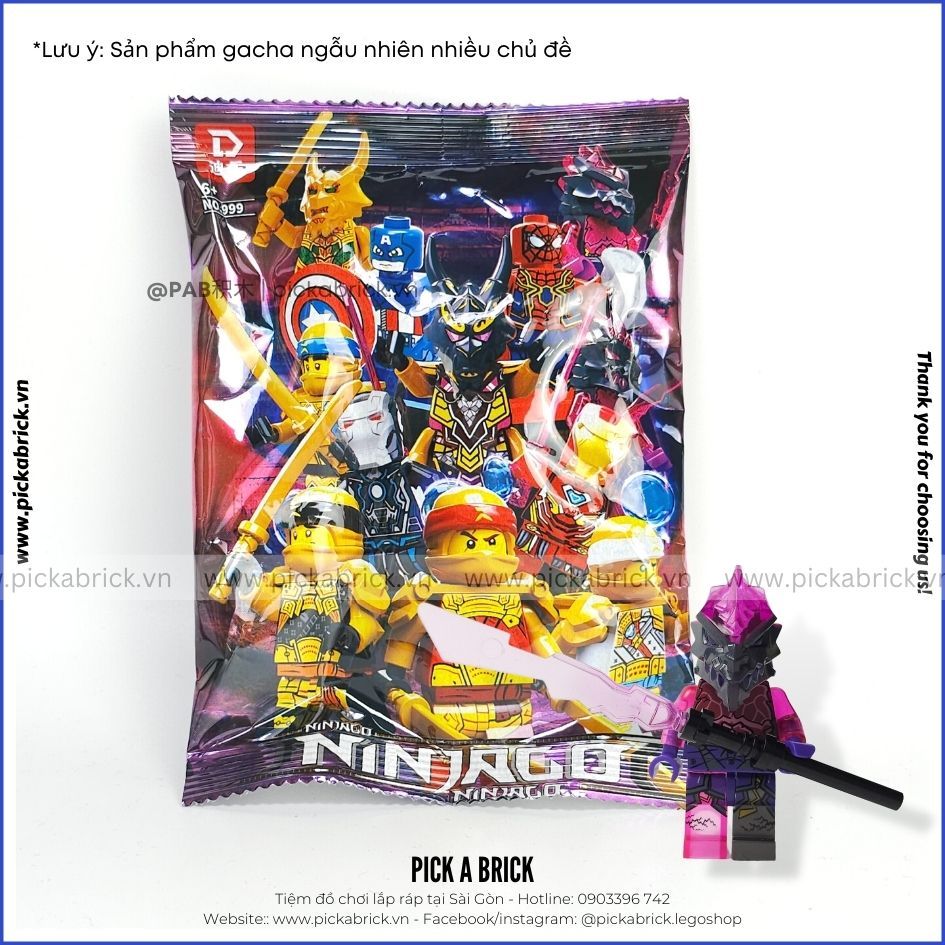 Đồ chơi lắp ráp GACHA Minifigures bí ẩn DL999 - Đồ chơi xếp hình Minifigure ngẫu nhiên