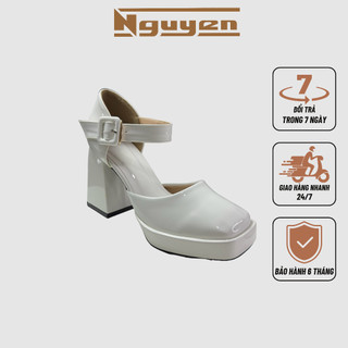 Giày cao gót đế đúp mary jane thời trang 10p nguyen n33