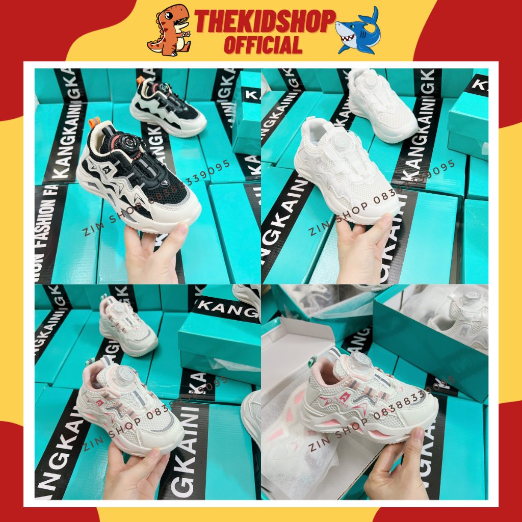 Giày Thể Thao Cho Bé Trai Bé Gái Chống Trượt Siêu Nhẹ Cho Bé 3-8 Tuổi A201 THE KID SHOP