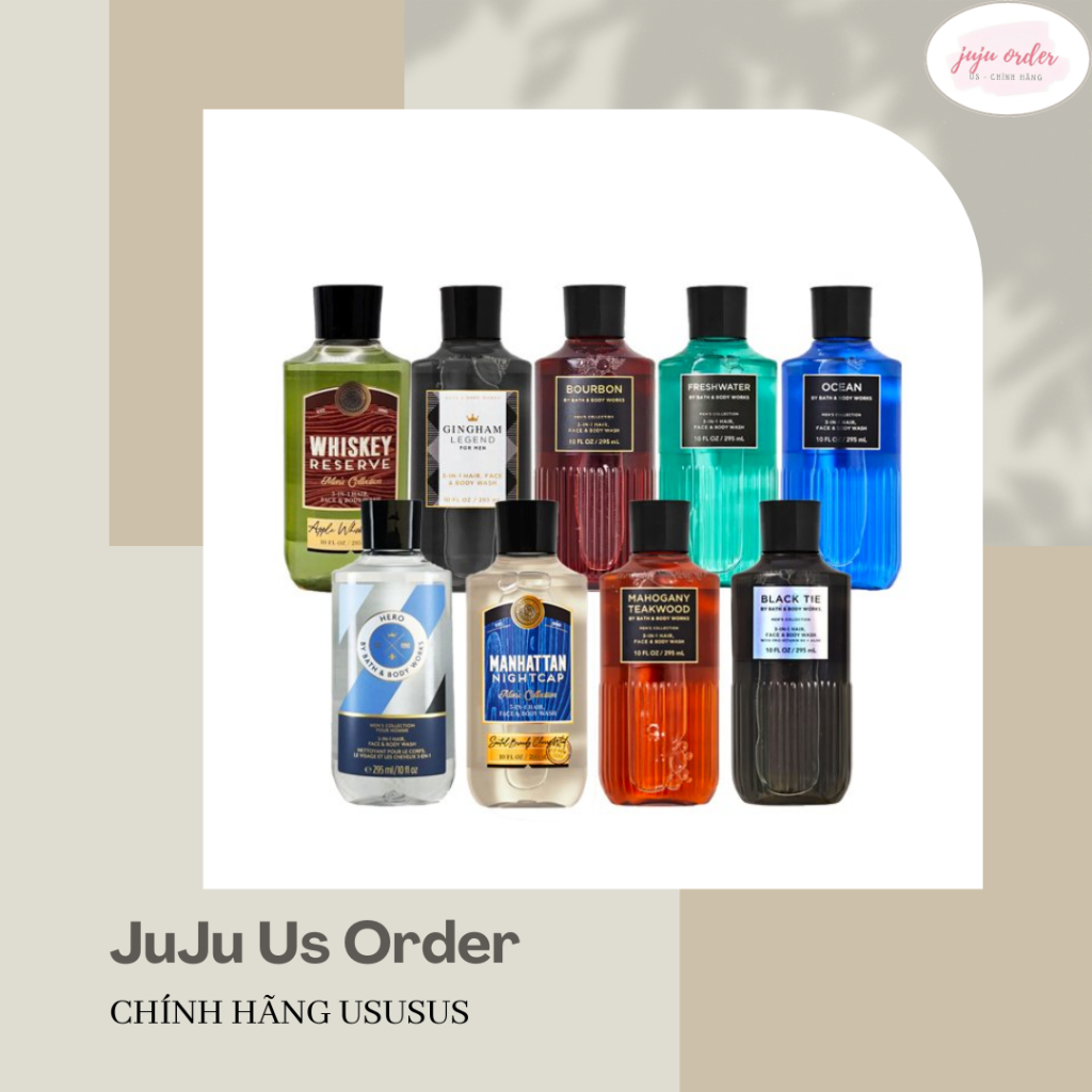 - SỮA TẮM NAM - BATHANDBODYWORKS - 295ML