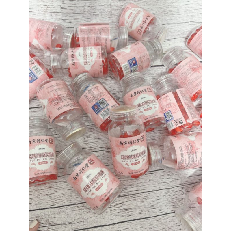 Viên Uống Tinh Dầu Hoa Hồng Thơm Cơ Thể, Chống Lão Hóa Đẹp Da Đồng Nhân Đường Chính Hãng