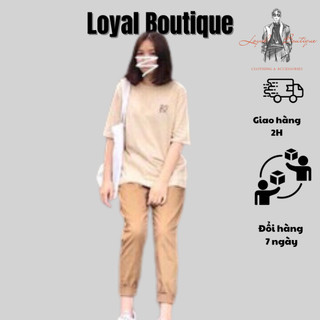 [ giảm giá cực sock] ( kèm video hình thật)- quần baggy kaki nữ cực đẹp Loyalboutiquue