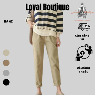 Quần baggy kaki siêu đẹp( kèm video ảnh thật) LOYALBOUTIQUE