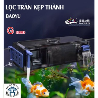 Bộ Lọc Tràn Trên Kẹp Thành Bể Có Máy Bơm BAOYU Cao Cấp Cho Bể Cá Cảnh, Bể Thủy Sinh