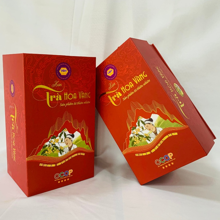 Trà Hoa Vàng Vũ Gia thượng hạng lọ 45 gr