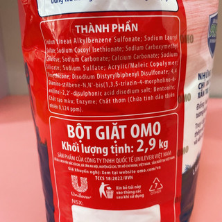 Bột giặt omo 2,6kg/ 2,9kg