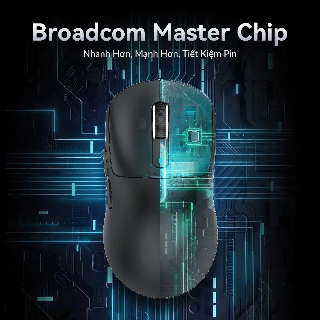 Chuột Không Dây Gaming Attack Shark X3 「3-Mode ✦ Sensor PAW3395 ✦ Nhẹ 49g」