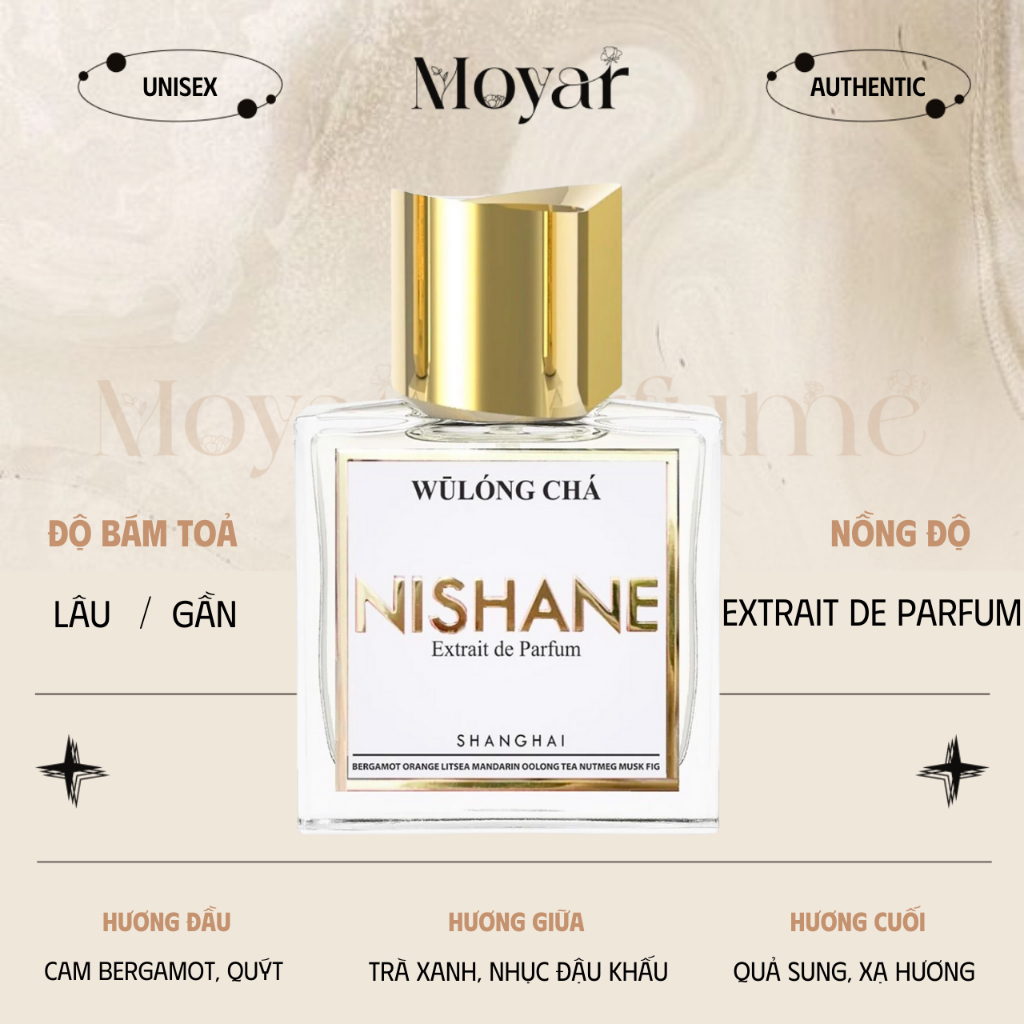 10ml Nishane Wulong Cha | Nước hoa unisex