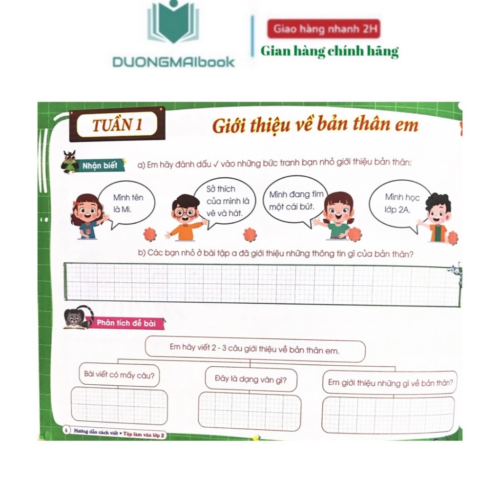 Sách - Hướng dẫn cách viết tập làm văn lớp 2 - theo chương trình Kết nối tri thức - Nguyễn Văn Quyền