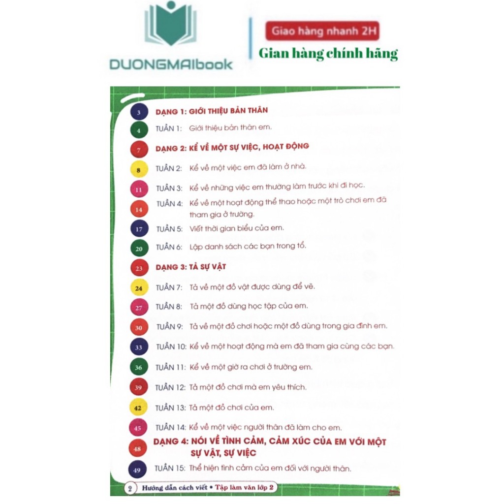Sách - Hướng dẫn cách viết tập làm văn lớp 2 - theo chương trình Kết nối tri thức - Nguyễn Văn Quyền