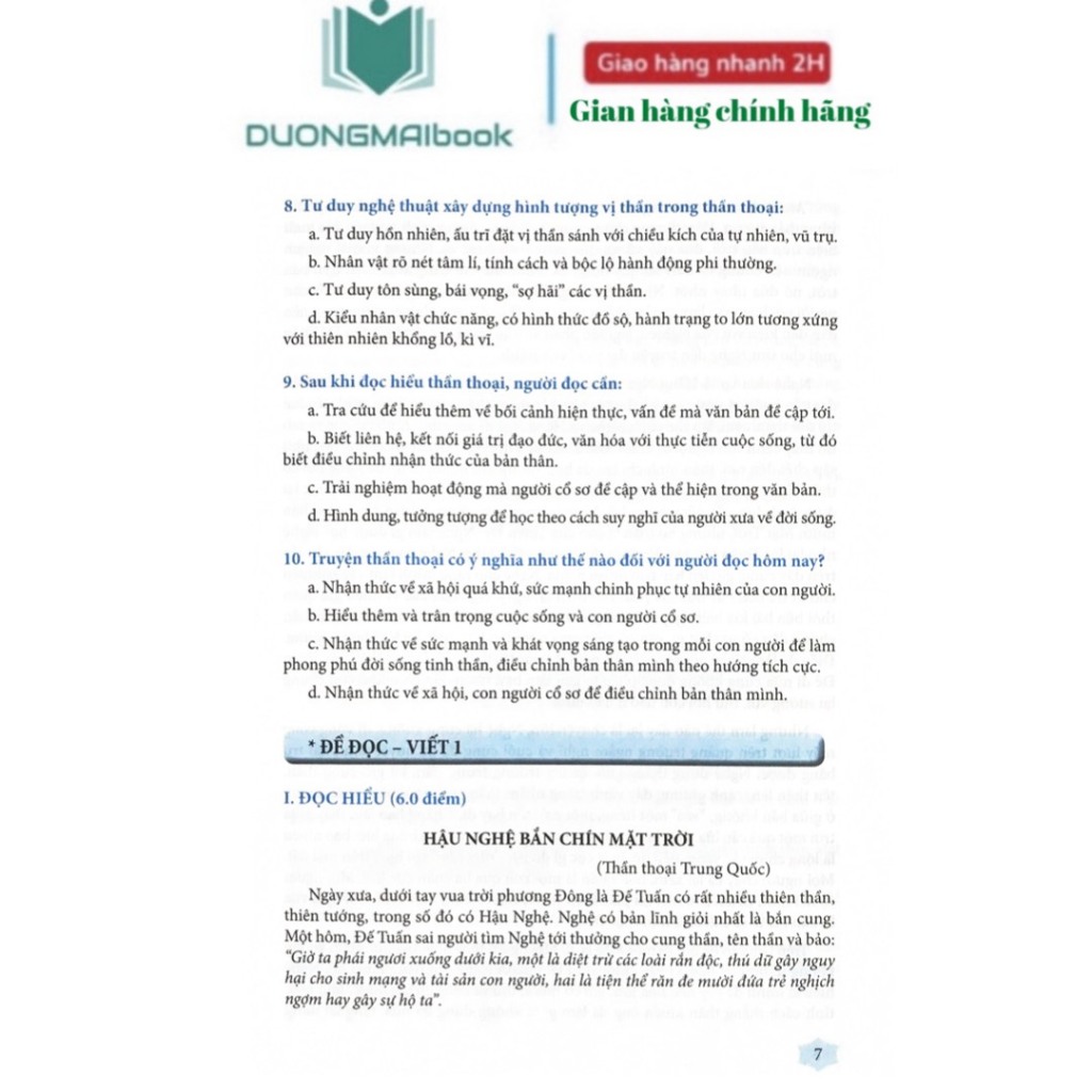 Sách - Ngữ văn 10  - Đề ôn luyện và kiểm tra - Đào Phương Huệ